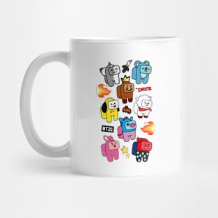 Among Us BT21 BTS Mug